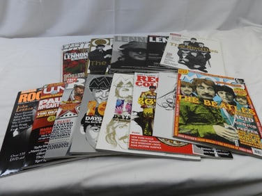 LOT OF 13 magazines including BEATLES and more