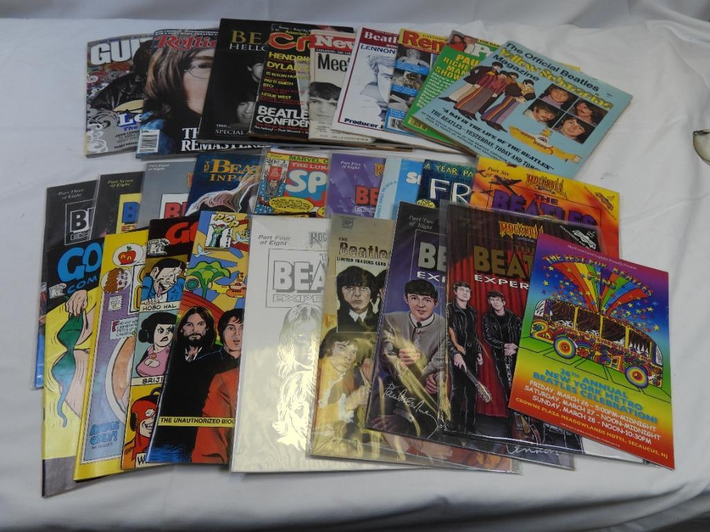 LOT OF 9 magazines and 17 COMIC books including BEATLES and more (1 of 6)