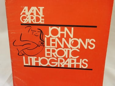 AVANT GARDE JOHN LENNONS EROTIC LIGHOGRAPHS BOOK