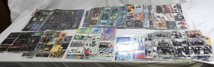 Huge Binder lot of Beatles Cards from the 1980's and 90's over 400 cards