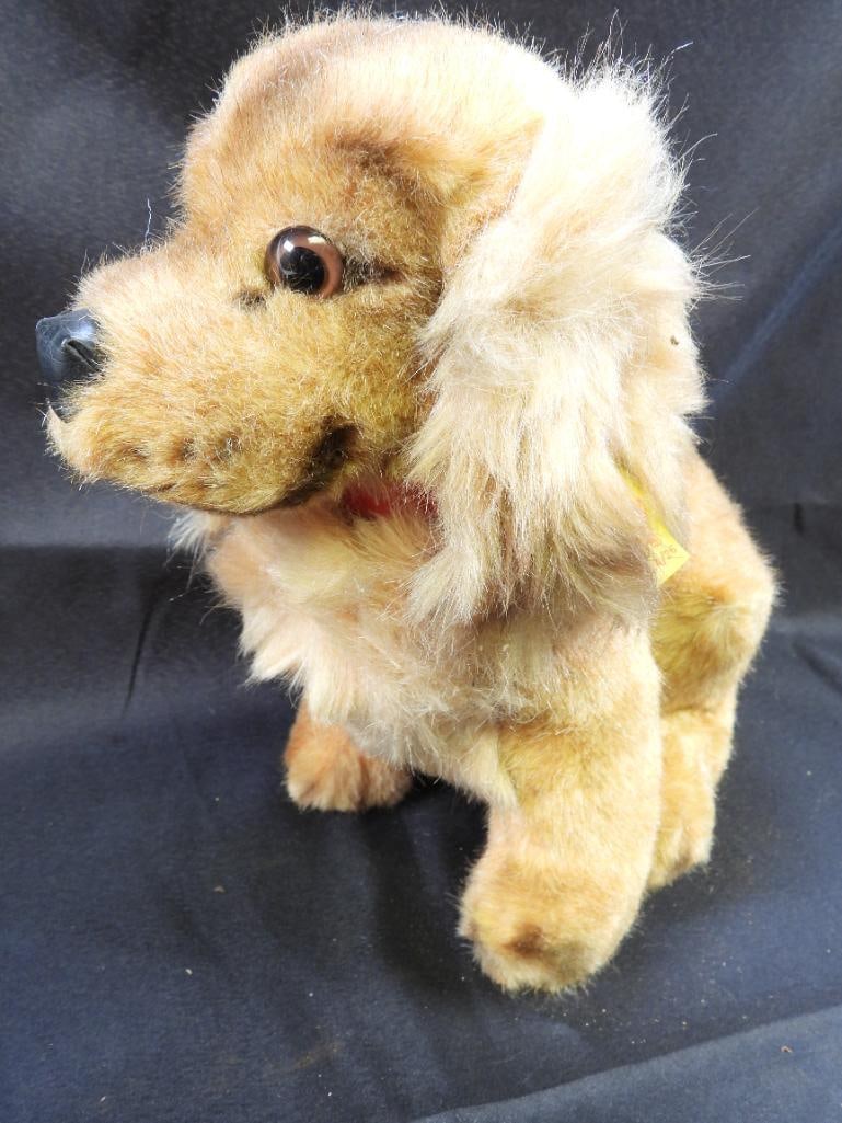 Vintage STEIFF 11" brown dog (1 of 5)