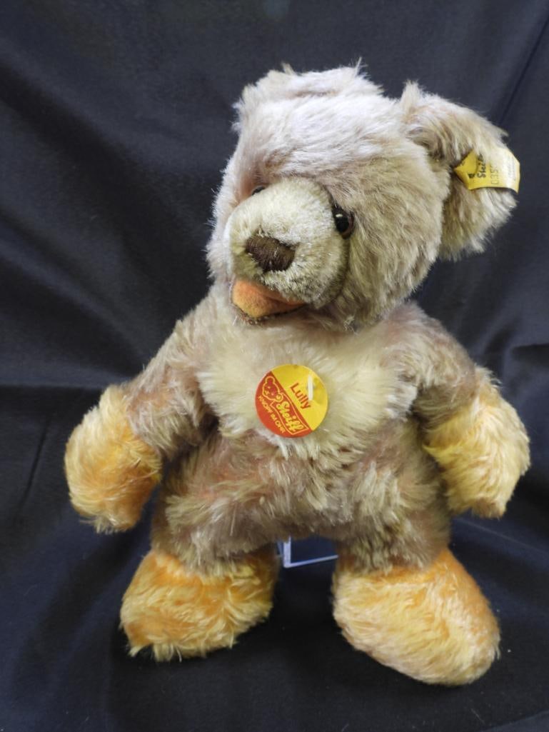 Vintage STEIFF 11" brown Lully teddy bear (1 of 5)