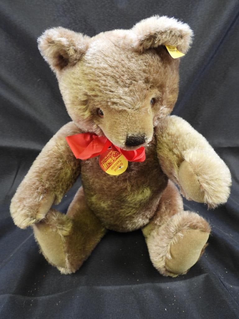 Vintage STEIFF 12" brown teddy bear (1 of 5)