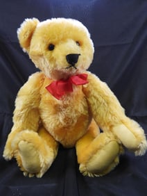 Vintage 19" STEIFF golden brown teddy bear