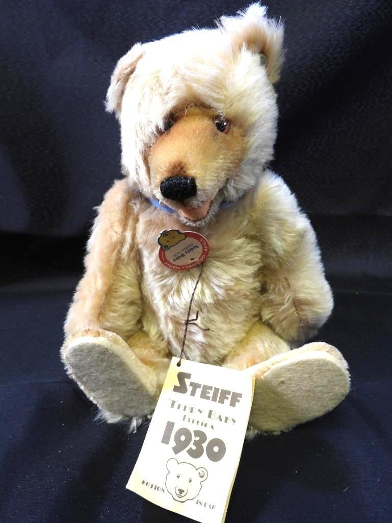 Vintage STEIFF 12" Teddy Baby replica 1930 (1 of 6)