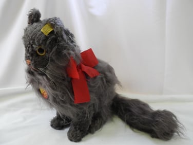 Vintage STEIFF 13" Diva cat