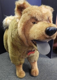 Vintage large 27" tall STEIFF dog