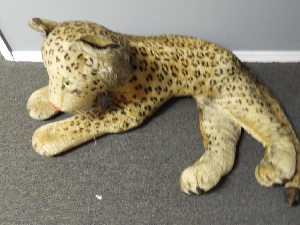 Vintage large 40" long STEIFF leopard (1 of 6)