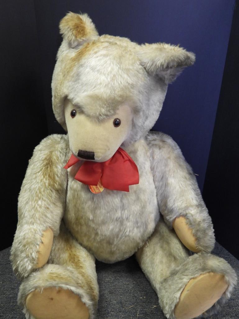 Vintage large 40" tall STEIFF bear (1 of 8)