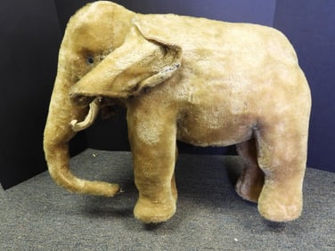 Vintage large 20" tall elephant