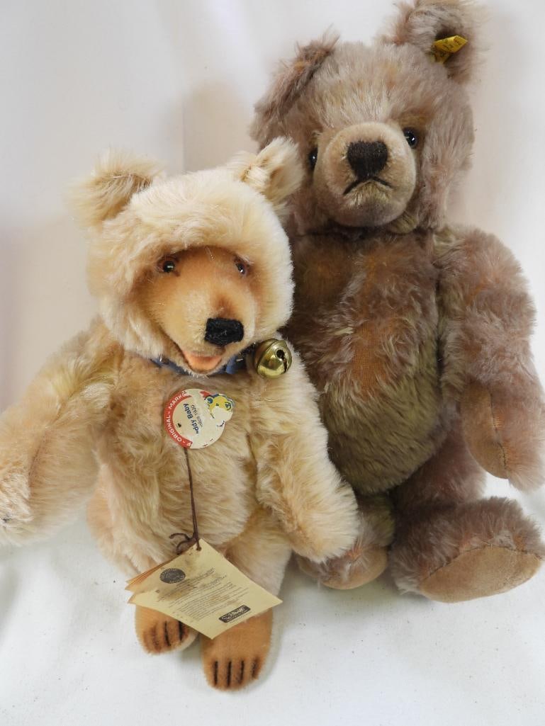 Vintage STEIFF 11" and 13" bears (1 of 9)
