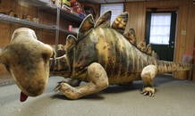 Steiff Dinosaur DISPLAY MASSIVE 14 FOOT Long. One of a Kind