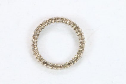 10 Kt Gold Diamond Round circle pendant 2.0 grams