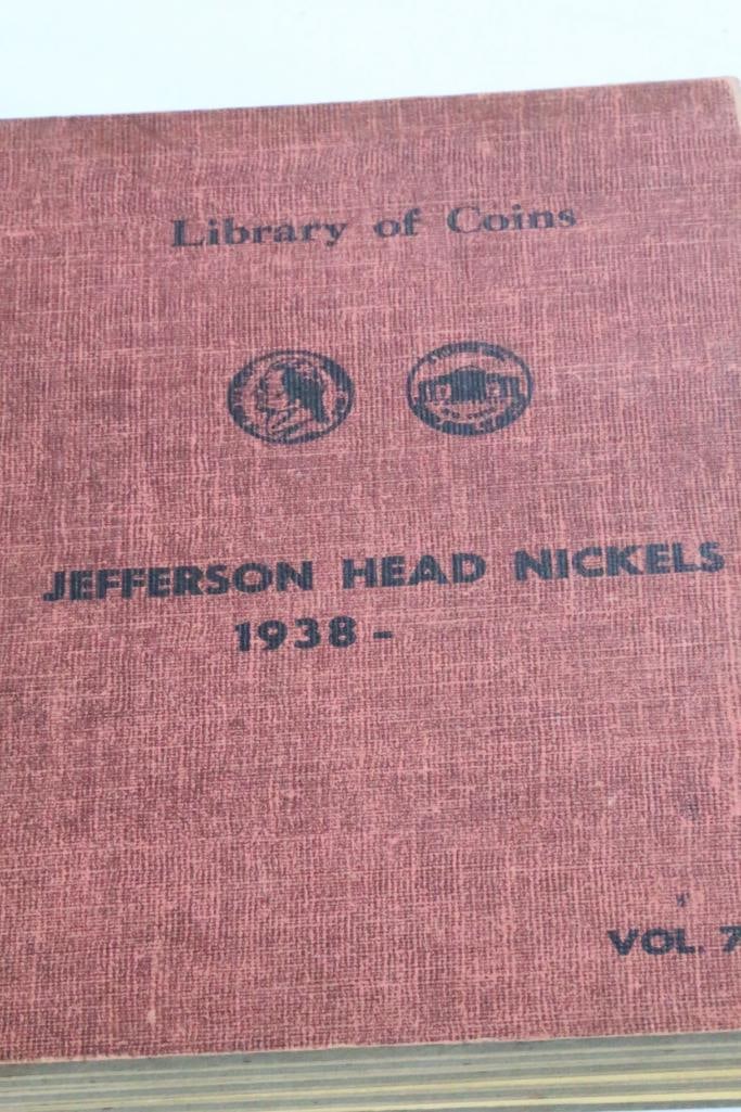 Library of coins  Jefferson Head 67 Nickels- One 1908 Liberty Nickel (1 of 5)