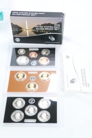 2016 UNITED STATES MINT SILVER PROOF SET with COA