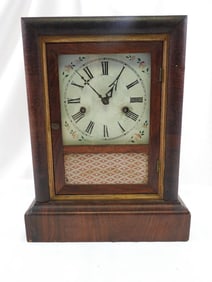 Antique wooden shelf clock
