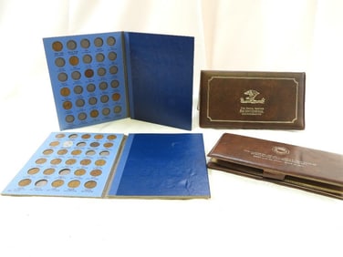 Lincoln Head Cent Collections and US Two Dollar Bicentennial Bill and Commemorative