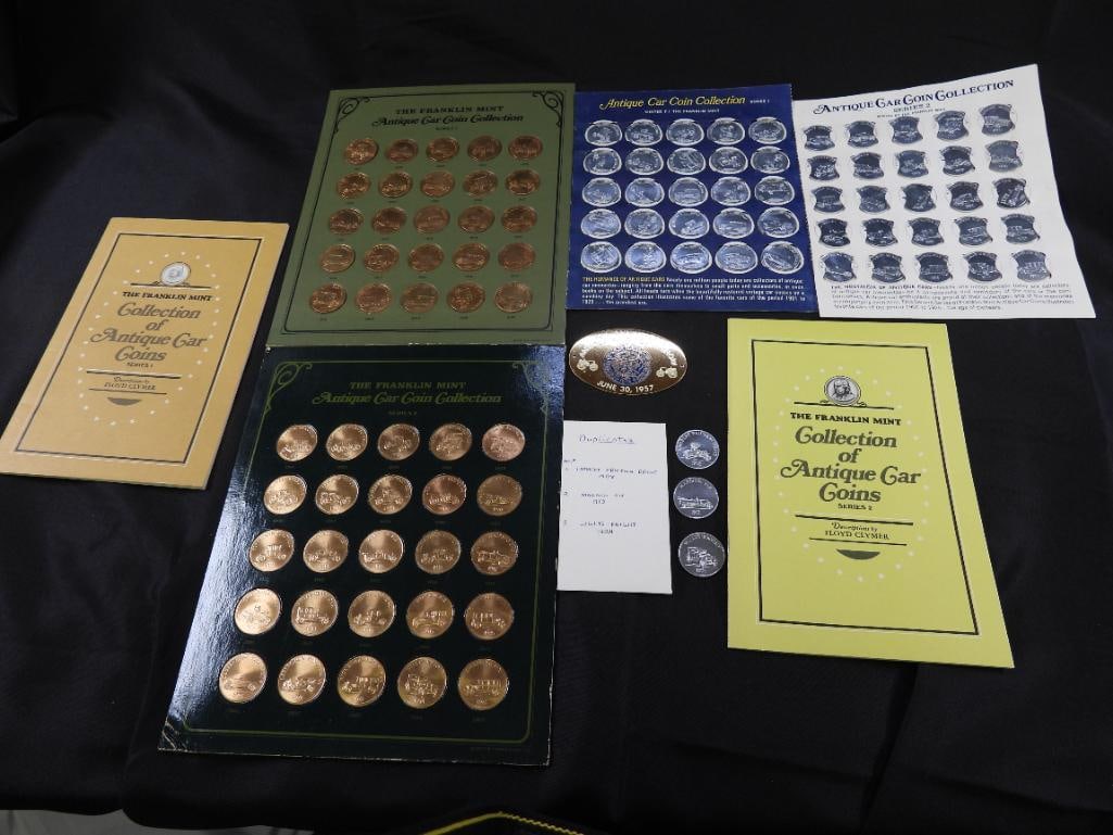 Franklin Mint Antique Car Coin Collections (1 of 8)