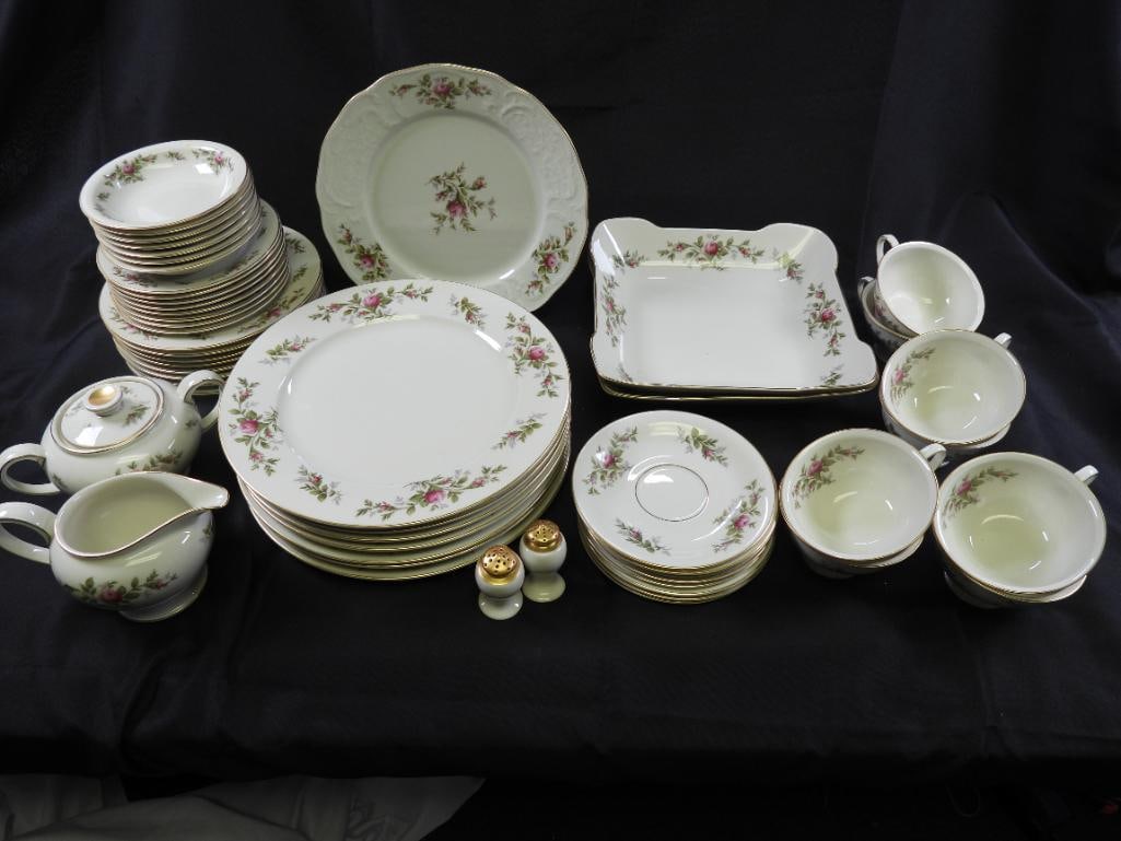 Vintage Rosenthal 1930"s Winifred Ivory "Alexis" China Set with serving 53 pc (1 of 13)