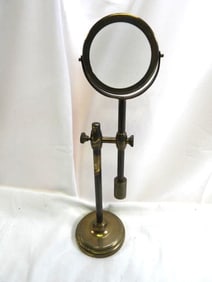 Vintage Adjustable Brass Magnifying Glass