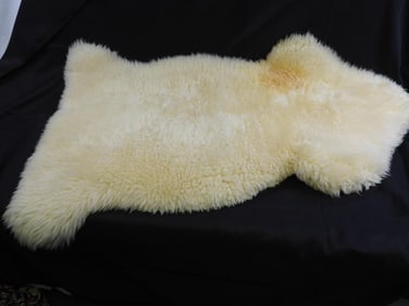 Sheepskin rug