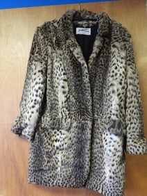 Pollack Furs Genuine Leopard coat