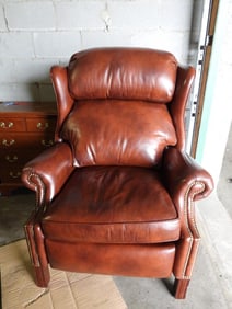 Brown Leather Reclining Chair