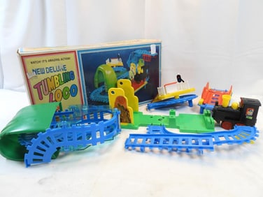 Deluxe Tumbling Loco Train Set in box