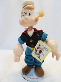 Vintage Vinyl Popeye toy doll including original tag