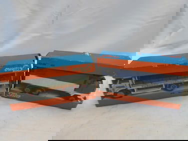 LOT OF 2 Vintage Tekno Volvo F89 diecast model trucks in original boxes