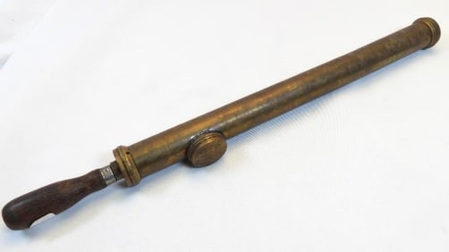 Antique brass pump sprayer