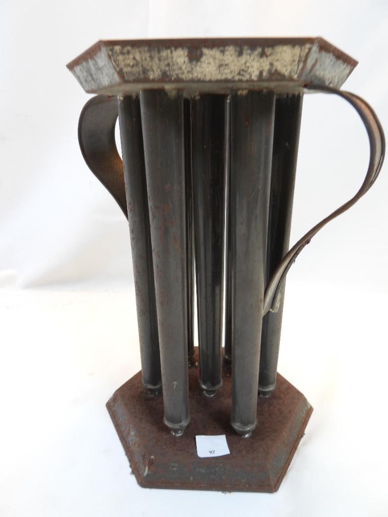 Antique metal taper candle mold (1 of 5)
