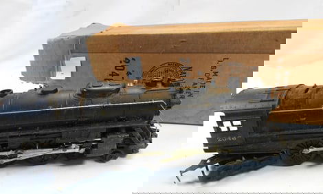 Vintage LIONEL 2046 4-6-4 Hudson Steam Locomotive in box