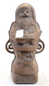 Antique Griswold Cast Iron Santa Claus Cake Mold