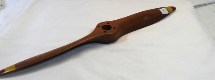 Red Tipped Wooden Propeller