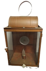 Vintage Outdoor copper Lantern with Electric Bulb