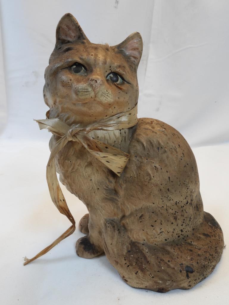 Antique Hubley Cast Iron Persian Cat (1 of 6)