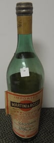 Vintage Martini & Rossi Vermouth Oversized Display Glass Bottle