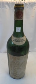 ANTIQUE HUGE Factice Dummy Martini & Rossi Vermouth Oversized Display Glass Bottle