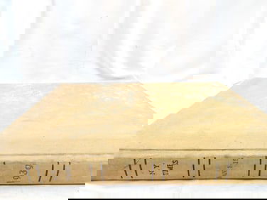 Oversized Bound Volume of New York Times Newspaper, 1939