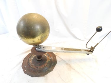 Antique Russell Hawkes Universal Planetarium Orrery Tellurian
