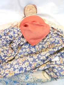 Vintage Sewn Casserole Cover - Woman in Dress