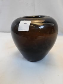 Vintage Art glass vase, marked R. Jahn '72