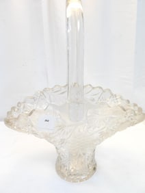 Vintage American Large Lead Crystal Basket