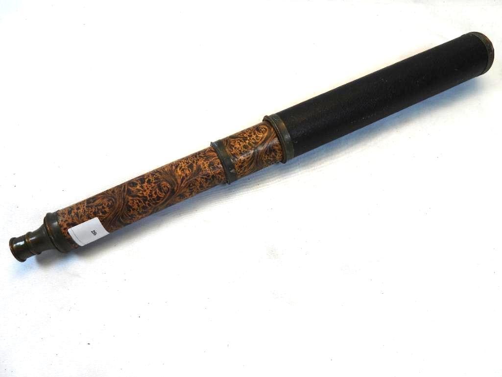 Antique telescope: Antique telescope, approx. 15.5" long but can extend when pulled out farther