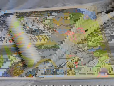 LOT OF 4 vintage Disney character prints