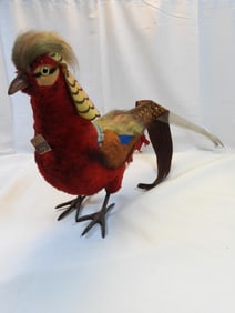 Vintage Steiff Studio Golden Pheasant with button and 2623/40 tag