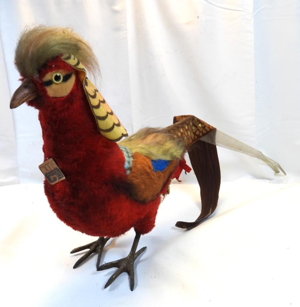 Vintage Steiff Studio Golden Pheasant with button and 2623/40 tag (1 of 16)