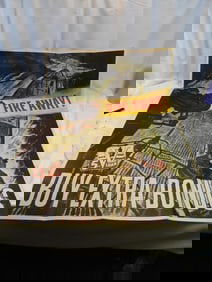 Vintage WWII 1944 Poster: "Fire Away" In Memory USS Dorado Buy Extra War Bonds