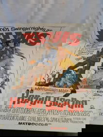 Vintage Movie Poster for the film Harum Scarum, starring ELVIS Presley